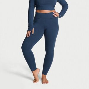 Victoria’s Secret Pink Cotton Foldover Legging M Green NWT in packaging‎